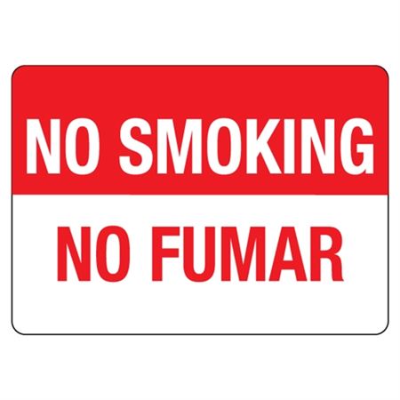 No Smoking  / No Fumar Sign